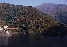 富山県下新川郡朝日町、朝日町秋の風景
