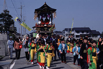 富山市、高砂山願念坊祭り