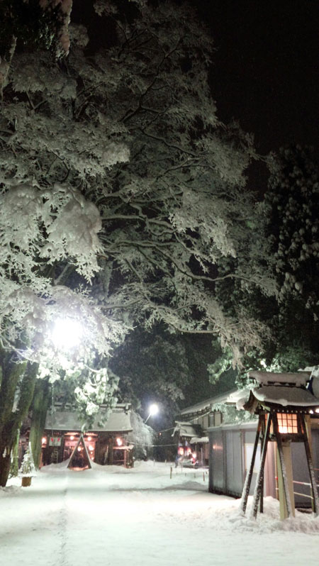 雄山神社前立社壇、初詣