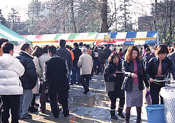毎年富山城址公園で行われる富山ラーメン祭り